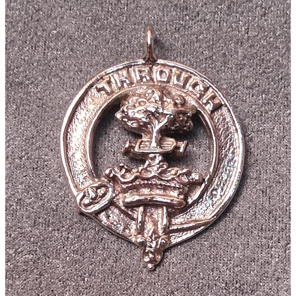 Hamilton Crest Scottish Pendant Vintage Heraldic Coat of Arms